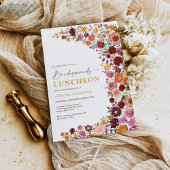 Bright Fall Garden Blume Bridesmaids Einladung