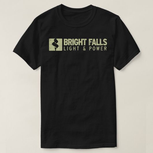 Bright Falls Light amp Power Grunge T-Shirt (Design vorne)