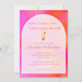 Bright farbenfrohe Bridal Brunch Einladung (Vorderseite)