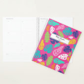 Bright farbenfrohe Tropical Summer Blätter Muster Planer (Anzeige)