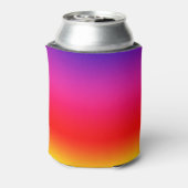 Bright farbenfroher Neon Gradient Dosenkühler (Kanne Rückseite)
