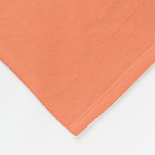 Bright farbige geometrische Formen | Orange und Bl Fleecedecke (Ecke)