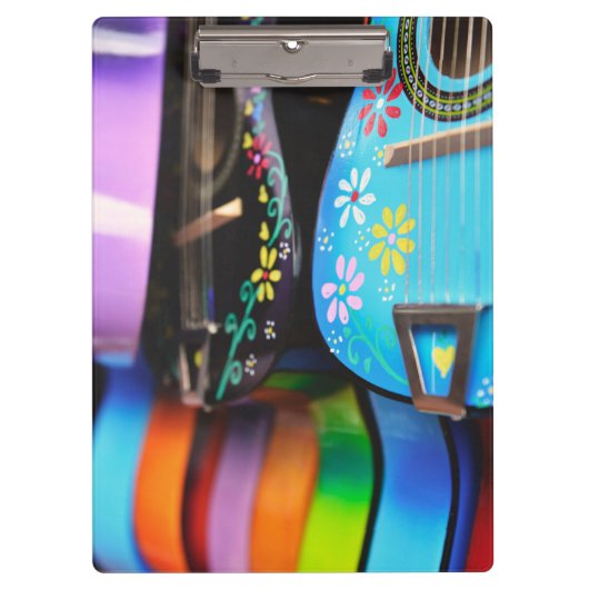 Bright Festive Musical Gitarren Klemmbrett (Vorderseite)