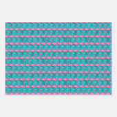 Bright Flamingo Pattern | Zu Beginn 2 hinzufügen Geschenkpapier Set (Vorderseite 3)