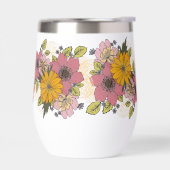 Bright Floral Bouquet Tumbler (Links)