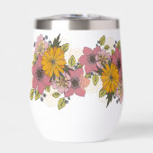 Bright Floral Bouquet Tumbler (Vorderseite)