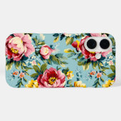 Bright Floral Case-Mate iPhone Hülle (Rückseite (Horizontal))