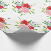 Bright Floral Geschenkpapier (Ecke)