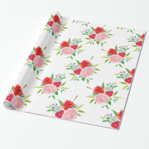 Bright Floral Geschenkpapier