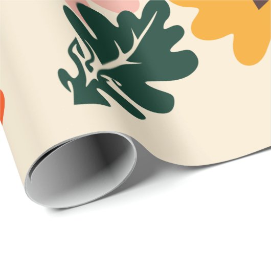 Bright Floral Geschenkpapier (Rolleneckpunkt)