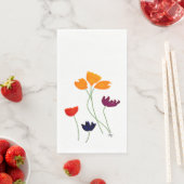 Bright Floral Guest Napkins Serviette (Beispiel)