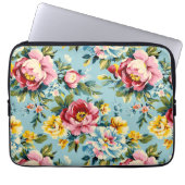 Bright Floral Laptopschutzhülle (Vorderseite)