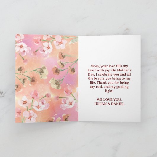Bright Floral | Muttertag 2025 Karte (Innenseite)