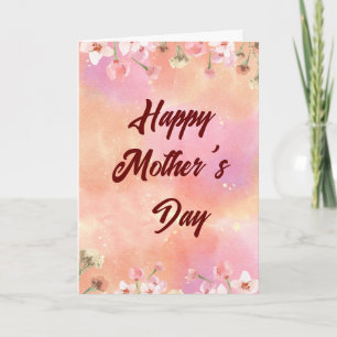 Bright Floral   Muttertag 2025 Karte