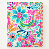 Bright Floral Watercolor Gratituder Journal Notizblock (Rückseite)