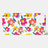 Bright Florals auf Weiß Case-Mate iPhone Hülle (Rückseite (Horizontal))
