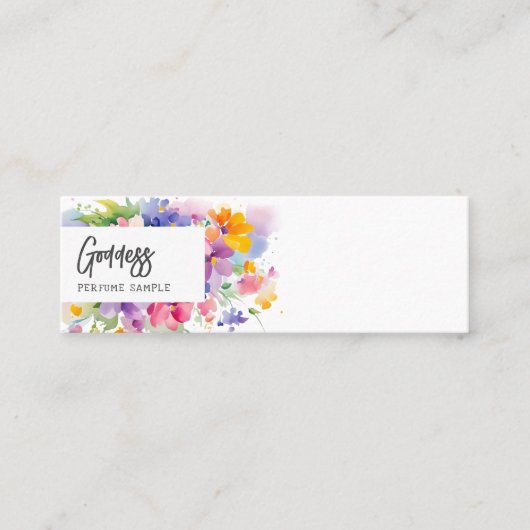 Bright Florals Perfume Tester Mini Visitenkarte (Vorderseite)