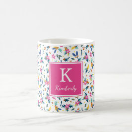 Bright Florals Personalisierte Mug Kaffeetasse