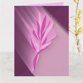 Bright flower. karte (Gelbe Blume)