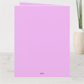 Bright flower. karte (Rückseite)