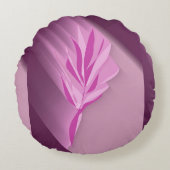 Bright flower. rundes kissen (Vorderseite)