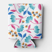 Bright Folk Art Floral Muster Dosenkühler (Vorderseite)