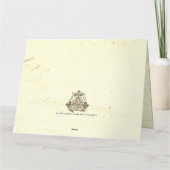 Bright Folk Art Russian Languag Happy Birthday Karte (Rückseite)