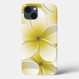 Bright Frangipani/ Plumeria flowers Case-Mate iPhone Hülle