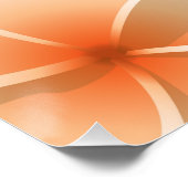 Bright Frangipani/ Plumeria flowers Poster (Ecke)