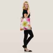Bright Frangipani/ Plumeria flowers Tasche (Am Model)