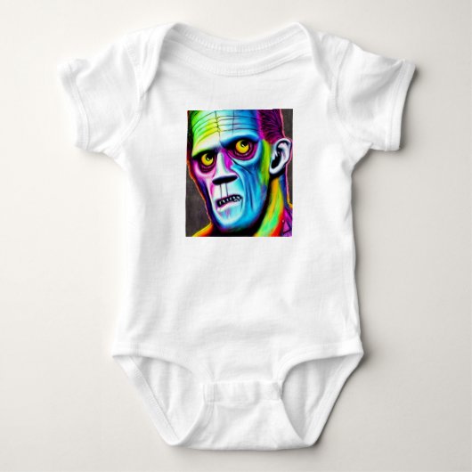 Bright Frankenstein Baby Strampler (Vorderseite)