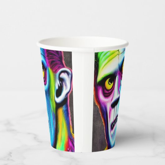 Bright Frankenstein Pappbecher (Rechts)