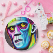 Bright Frankenstein Pappteller (Party)