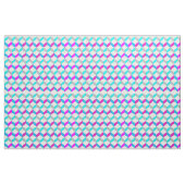 Bright Funky 3D optische Illusion Gemusterte Druck Stoff (Fat Quarter (45,7 x 55,9 cm))