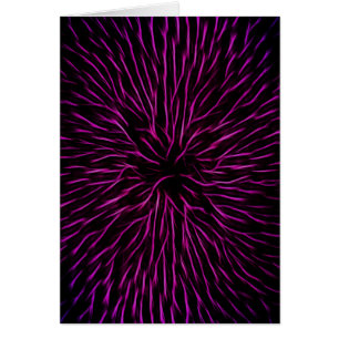 Bright Funky Hot Pink Firecracker Abstrakt