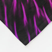 Bright Funky Hot Pink Firecracker Abstrakt Fleecedecke (Ecke)