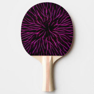 Bright Funky Hot Pink Firecracker Abstrakt Tischtennis Schläger