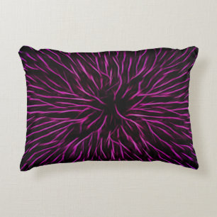 Bright Funky Hot Pink Firecracker Abstrakt Zierkissen