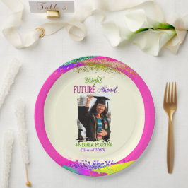 Bright Future Ahead Graduation Party Pappteller