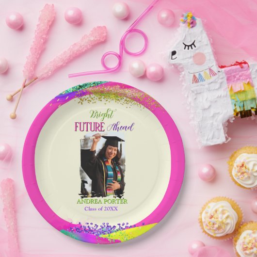 Bright Future Ahead Graduation Party Pappteller (Party)