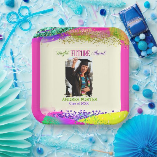 Bright Future Ahead Graduation Party Pappteller (Party)