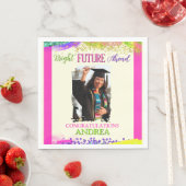 Bright Future Ahead Graduation Party Serviette (Beispiel)