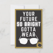 Bright Future Funny Abschluss Card
