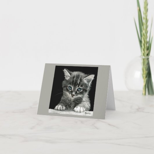 "Bright Future" Kitten Card Karte (Vorderseite)