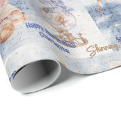 Bright Future Mystical Birthday Tee Name Geschenkpapier (Rolleneckpunkt)