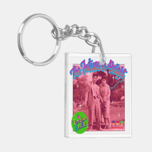 bright future schlüsselanhänger (Vorderseite links)