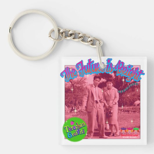 bright future schlüsselanhänger (Vorderseite)