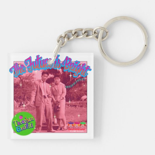 bright future schlüsselanhänger (Rückseite)