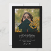 Bright Future Stars Multi Photo Black Grad Ankündigung (Rückseite)