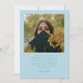 Bright Future Stars Multi Photo Turquoise Grad Ankündigung (Rückseite)